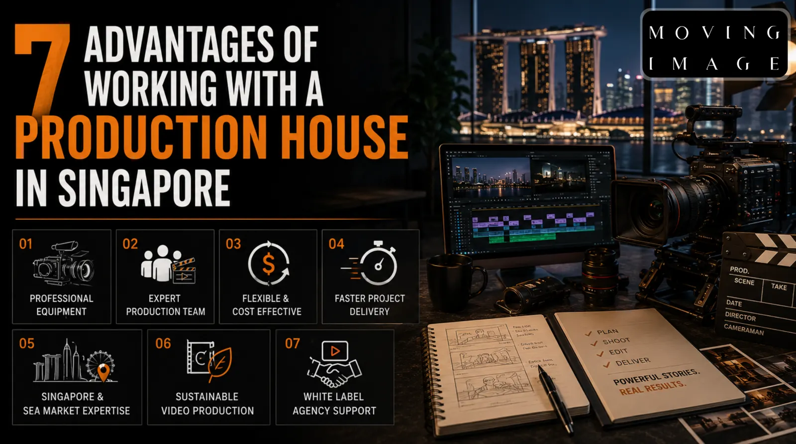 7 Advantages of Working With a Production House in Singapore - MOVING IMAGE