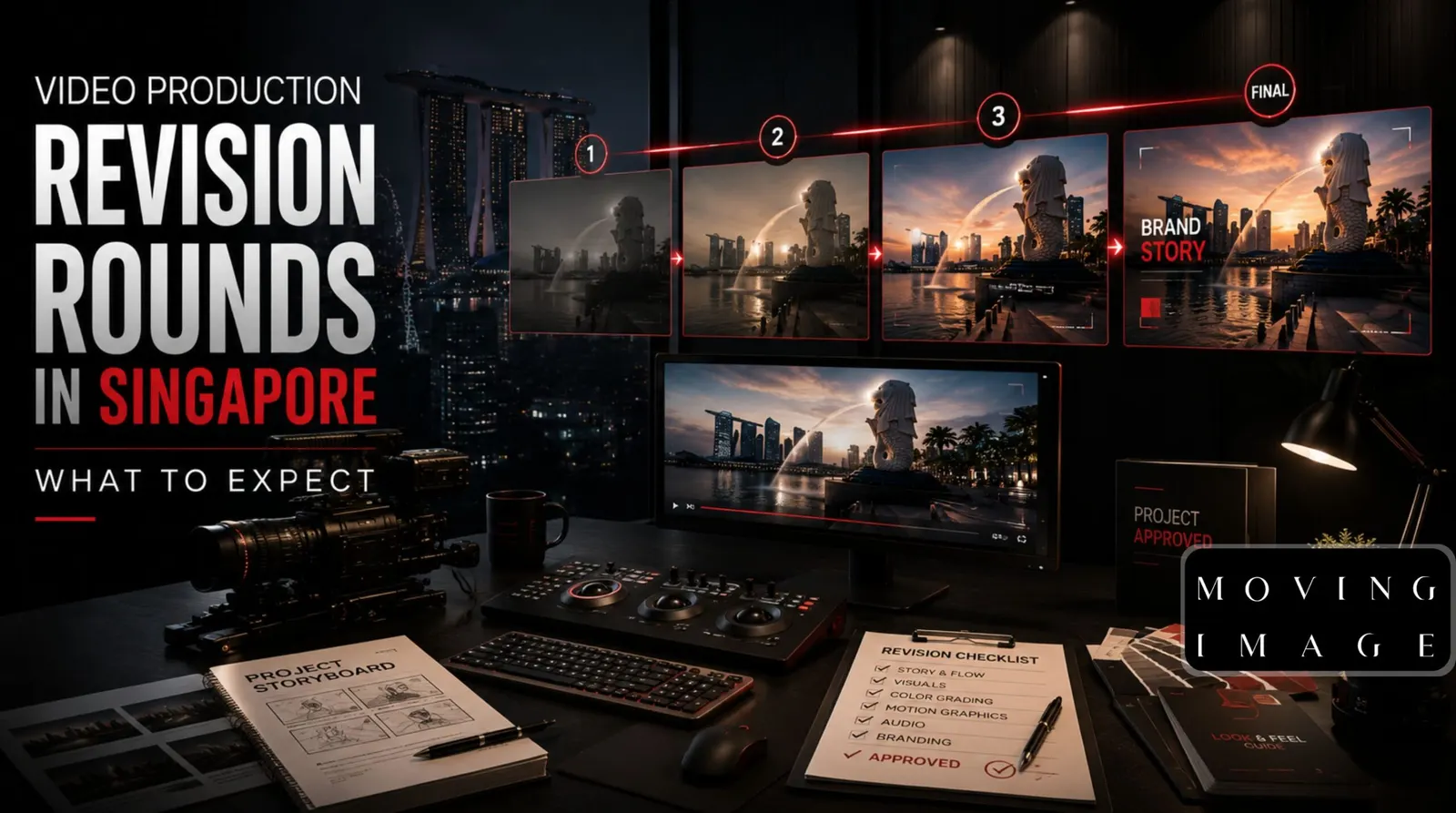 Video Production Revision Rounds in Singapore What to Expect - MOVING IMAGE
